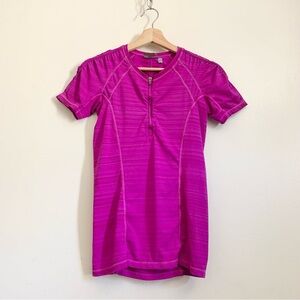Athleta Purple Sports Yoga Athletic Top Size XS Tall